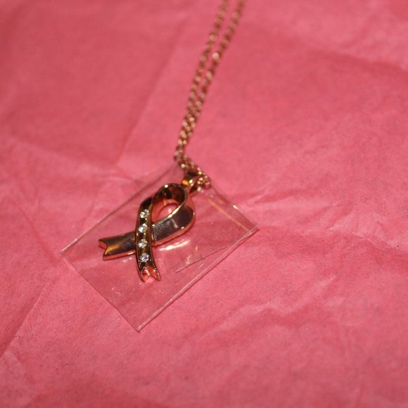 Ribbon Pendant Created With Swaroski Crystals - Picture 6 of 8